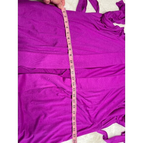 Natori plum Congo robe womens size large - Picture 7 of 7